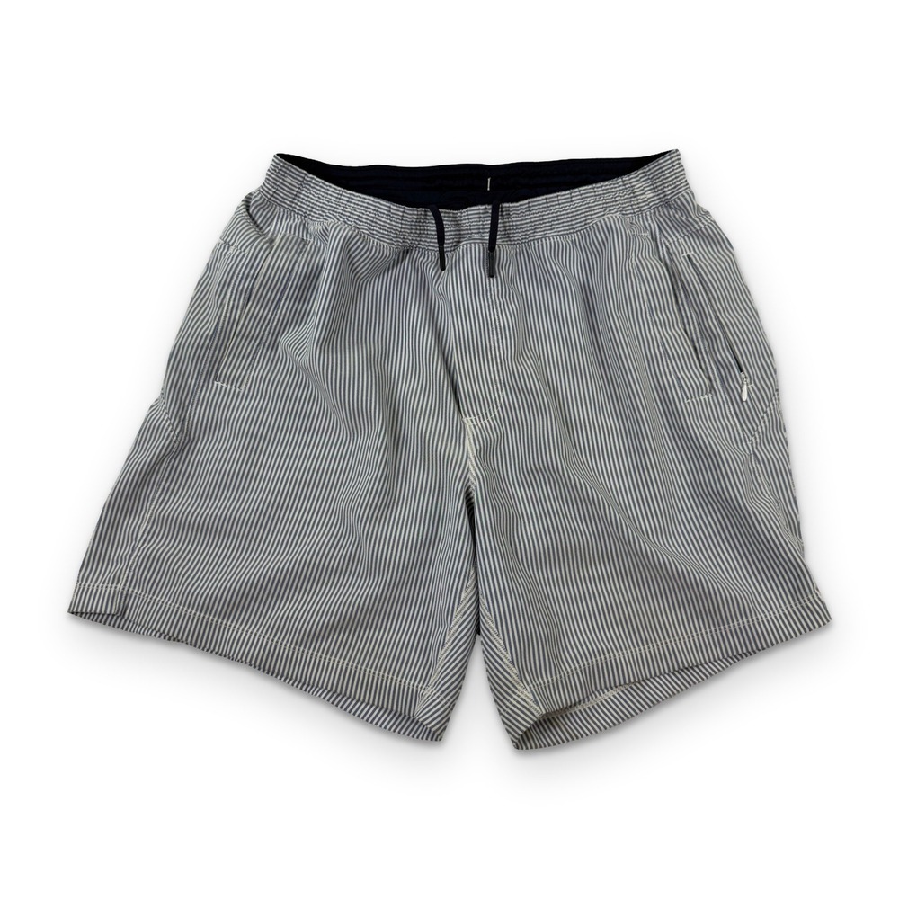 Birddogs Classic Gym Shorts XL Blue White Pinstripe Lined Athletic 6"‎ Inseam